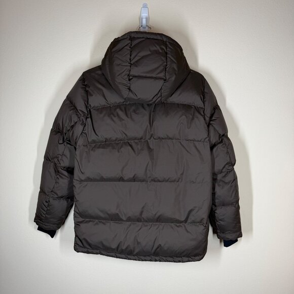 Quince Responsible Down Puffer Jacket Hot Fudge Womens Size S Minimalist Warm - Picture 11 of 12